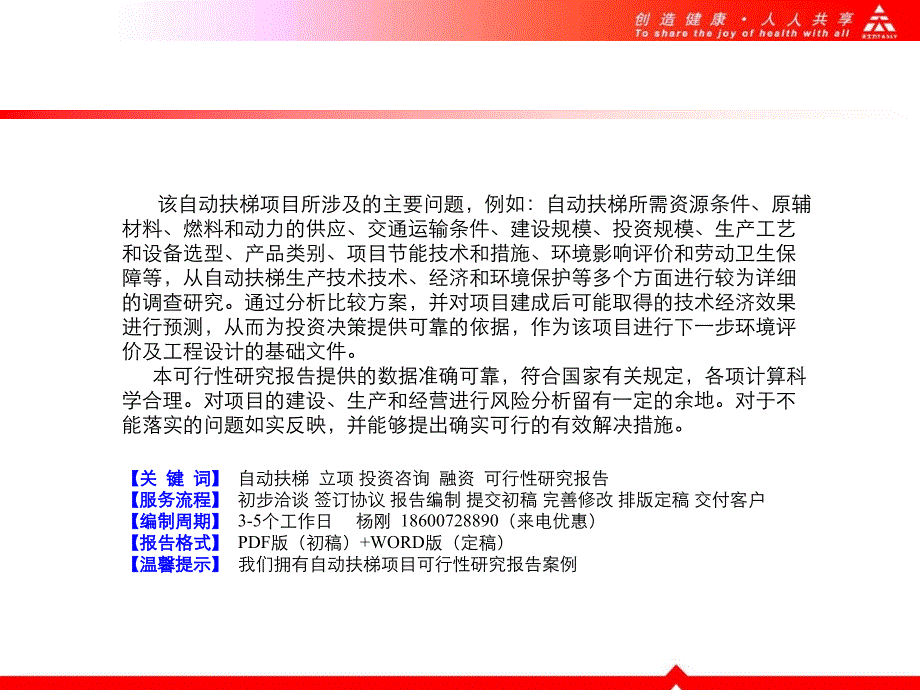 自动扶梯项目可行性研究报告_第2页