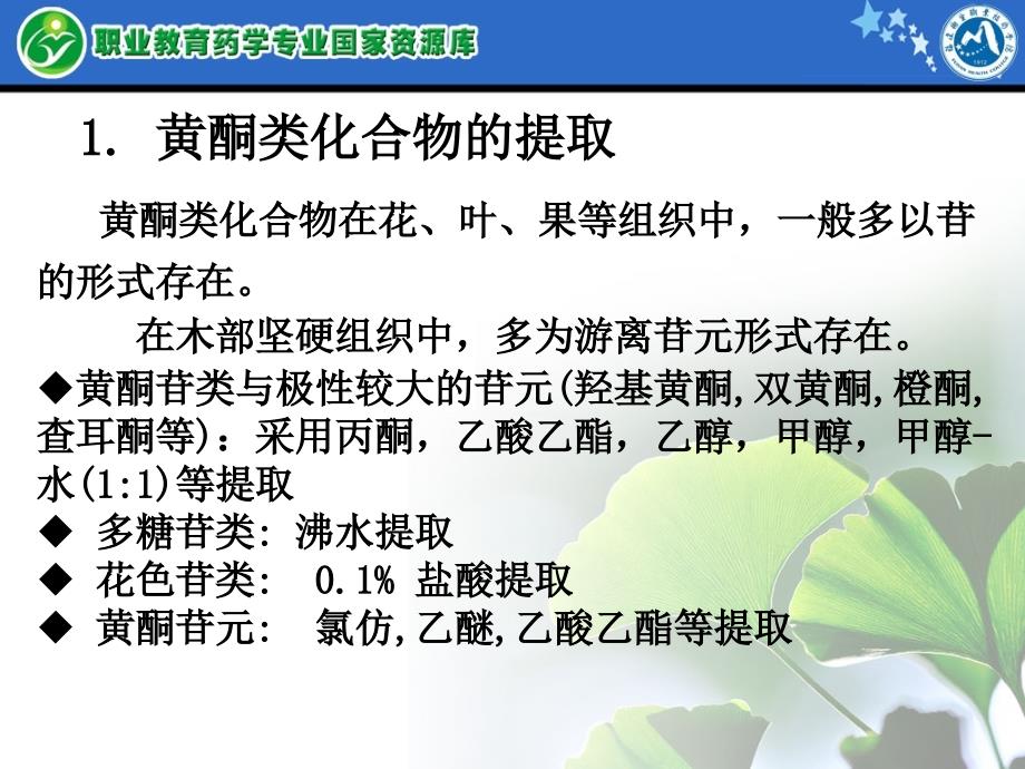 黄酮类化合物提取技术ppt课件_第3页