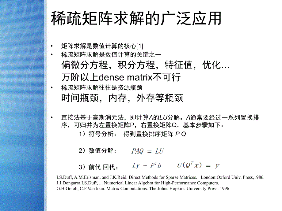 大型稀疏矩阵的LU分解及特征值求解Grusoftcom_第2页