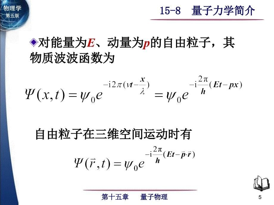 大学物理(下)课件：15-8e量子力学简介_第5页