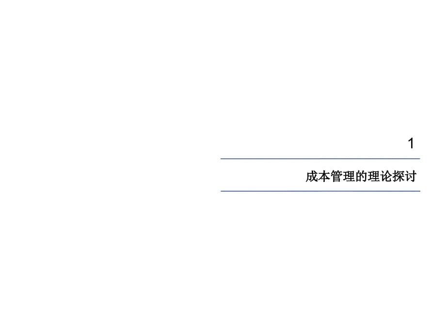 天歌公司成本管理流程某咨询公司资料_第5页