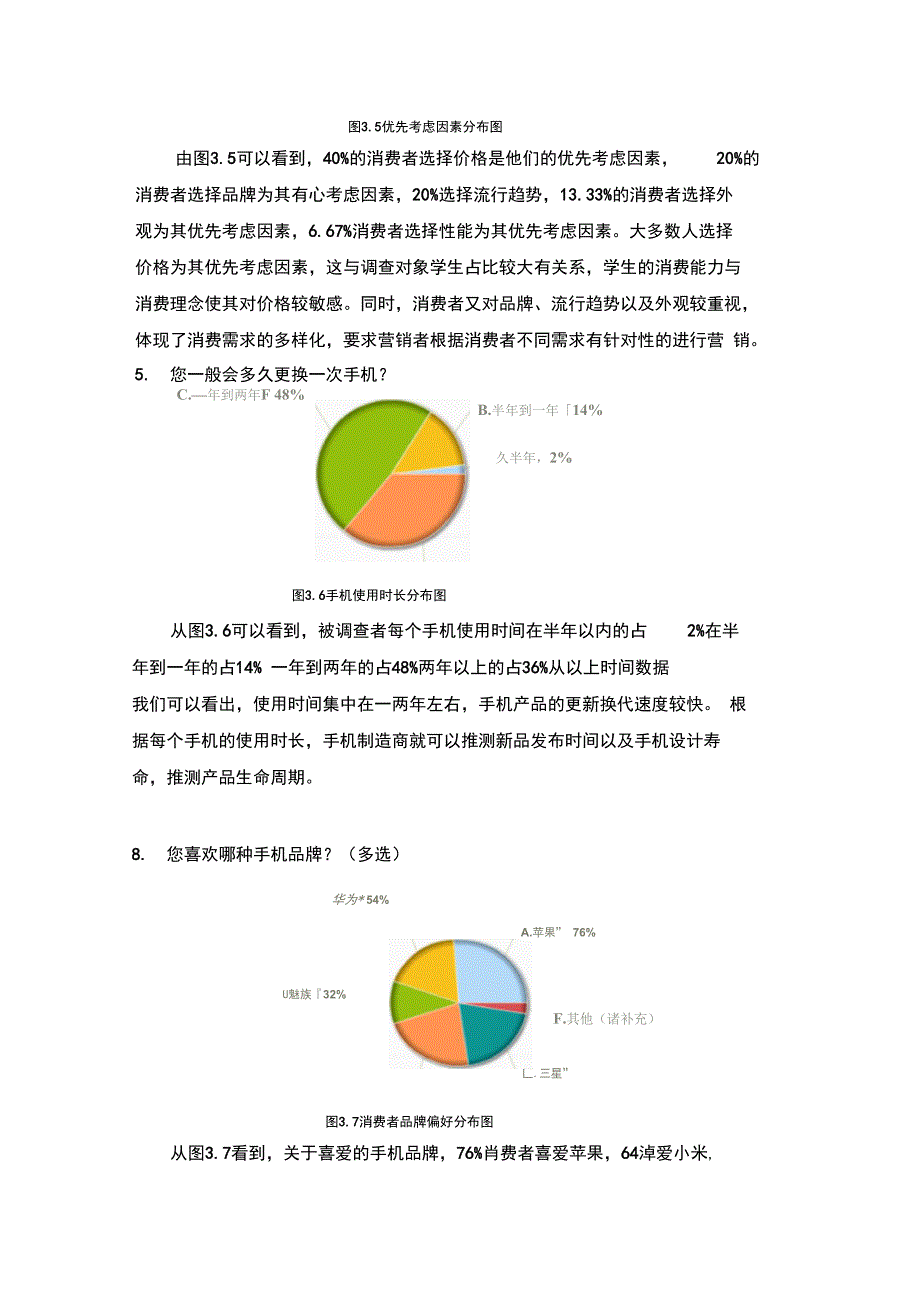 大学生手机品牌消费调查问卷汇编_第4页