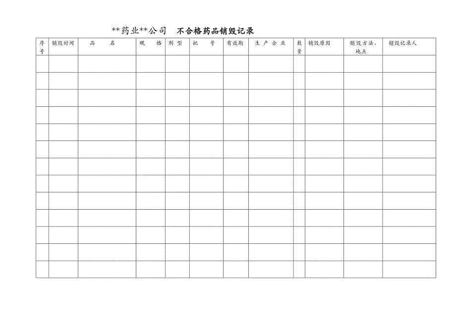 新版药店GSP记录表格_第2页