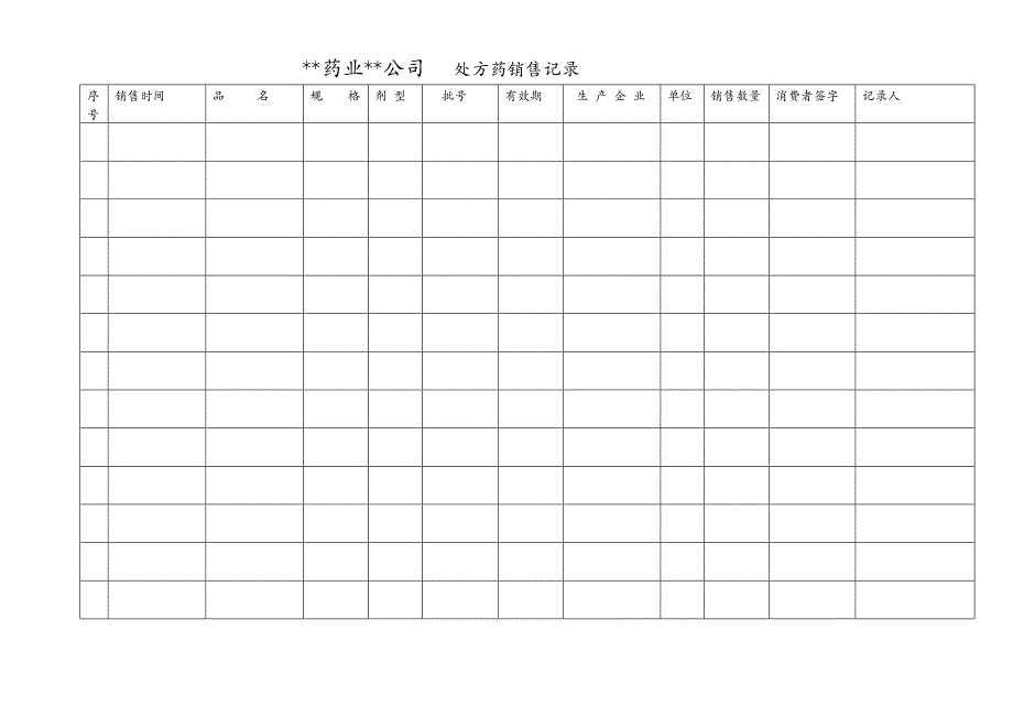 新版药店GSP记录表格_第3页