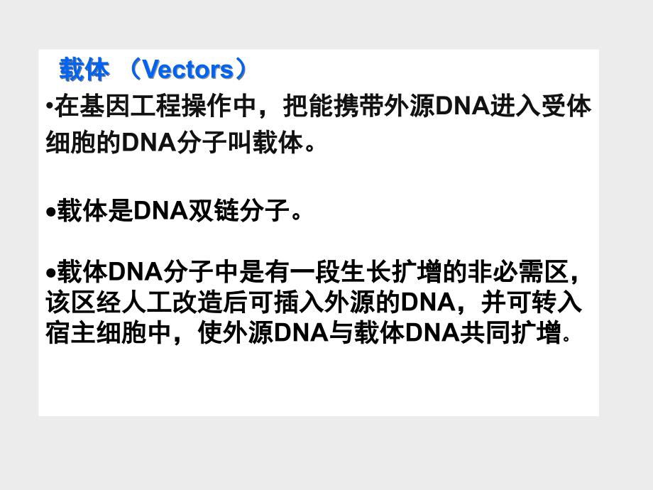 《分子生物学载体》PPT课件.ppt_第2页