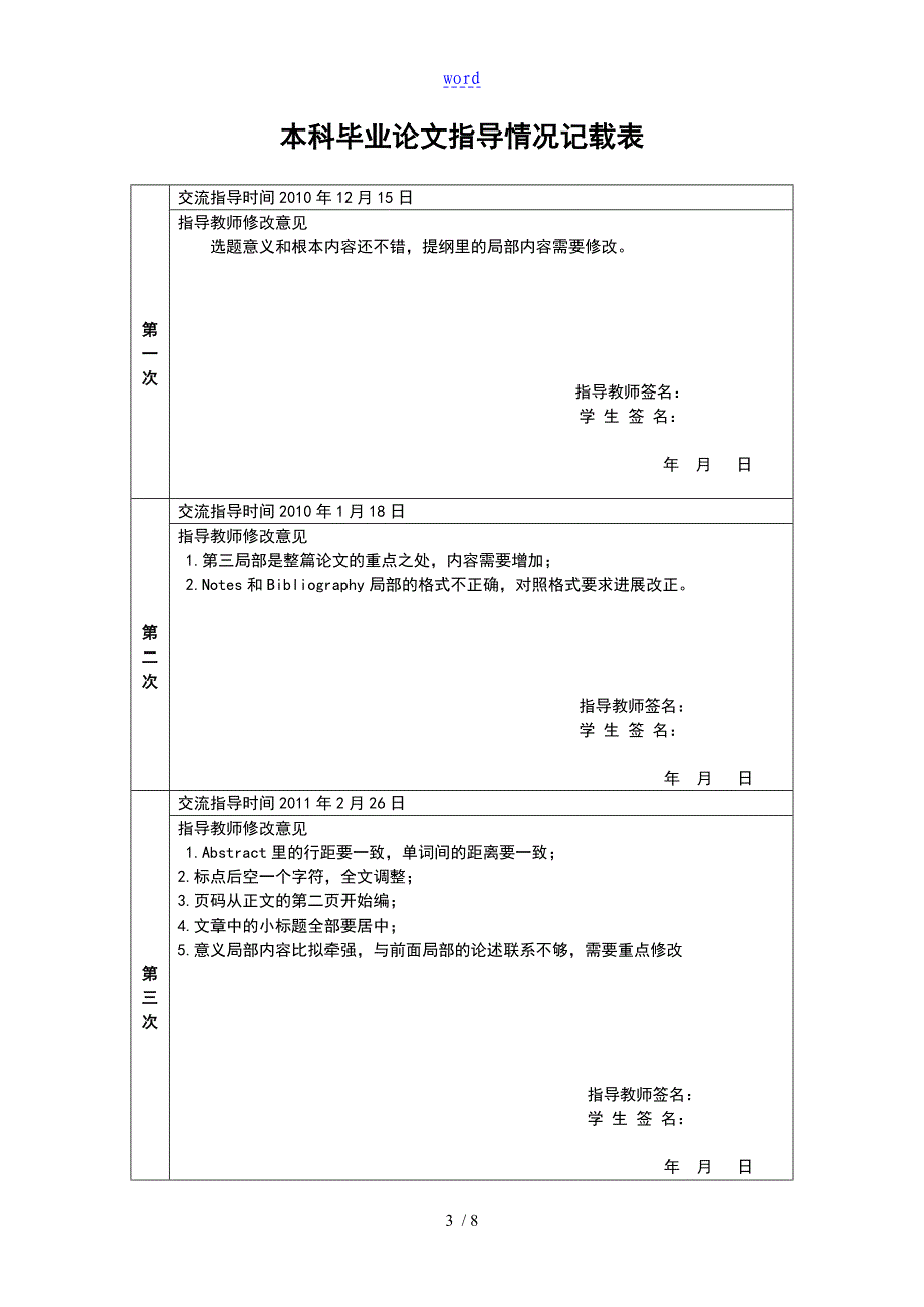 毕业论文工作情况记载表新_第4页