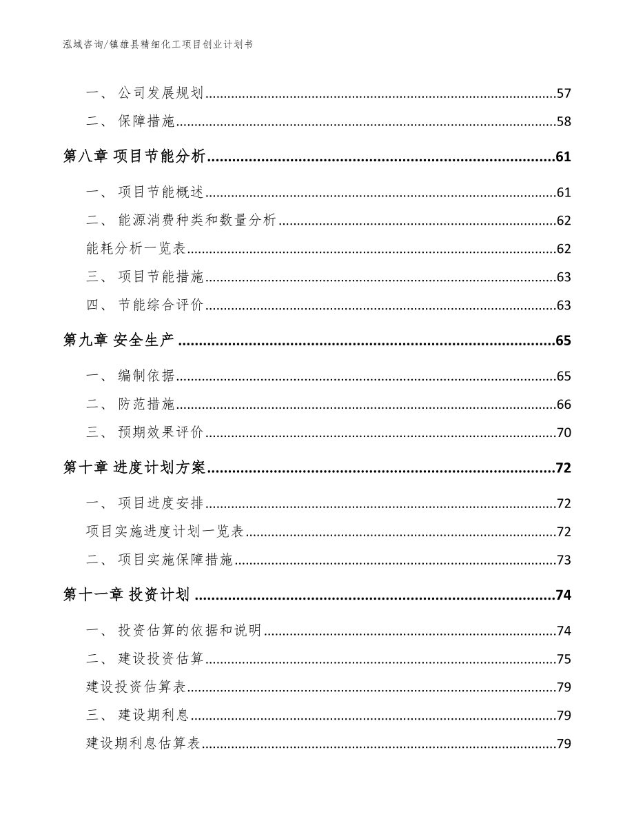 镇雄县精细化工项目创业计划书_参考范文_第4页