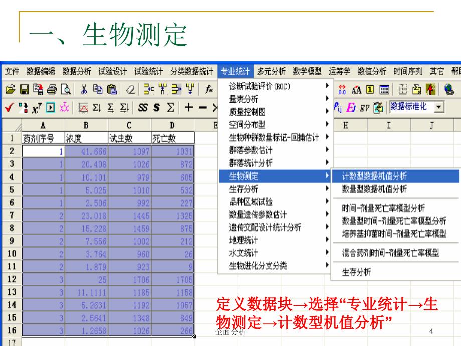 第三讲DPS应用5专业试验统计优质教育_第4页