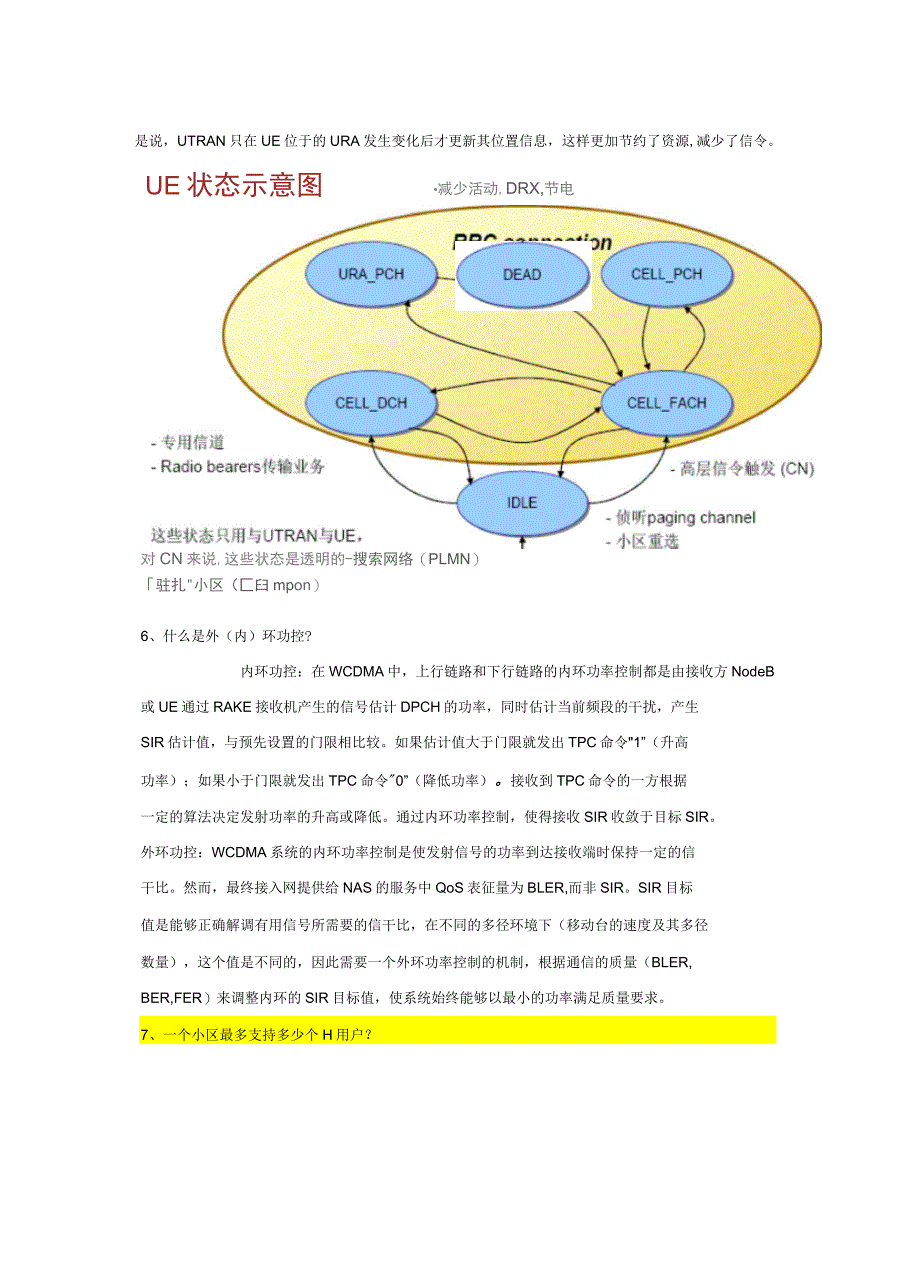 WCDMA中级工程师面试题_第3页