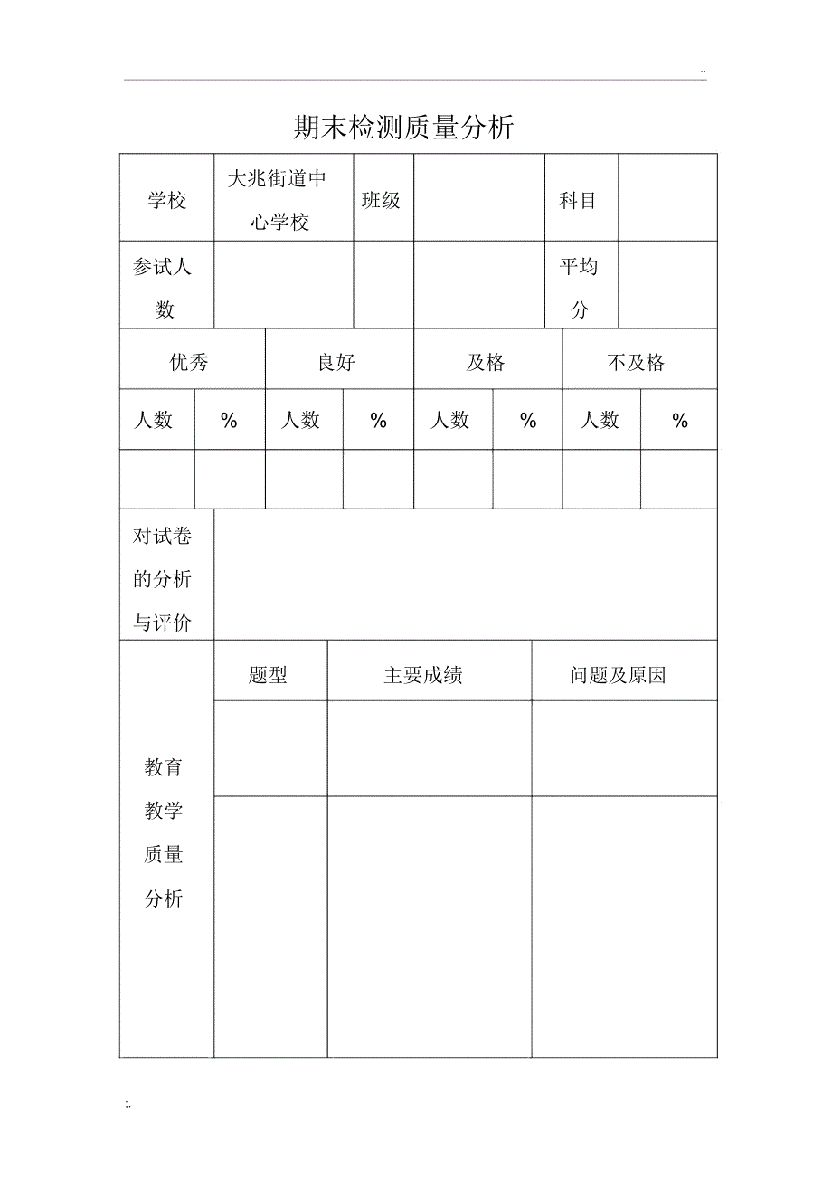 质量分析表格_第1页