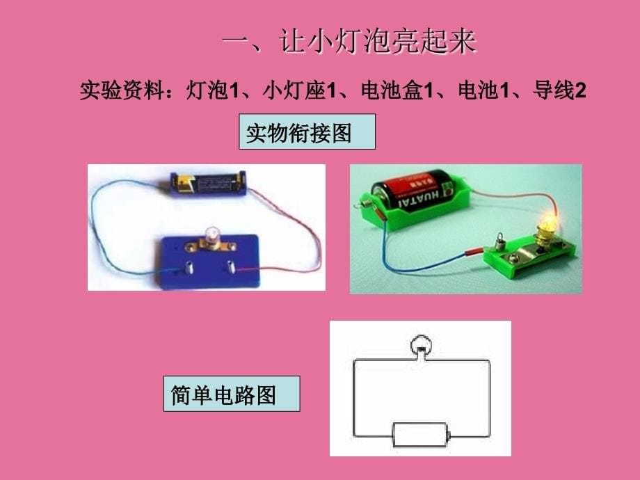 四年级下册科学3简单电路教科版.ppt课件_第5页