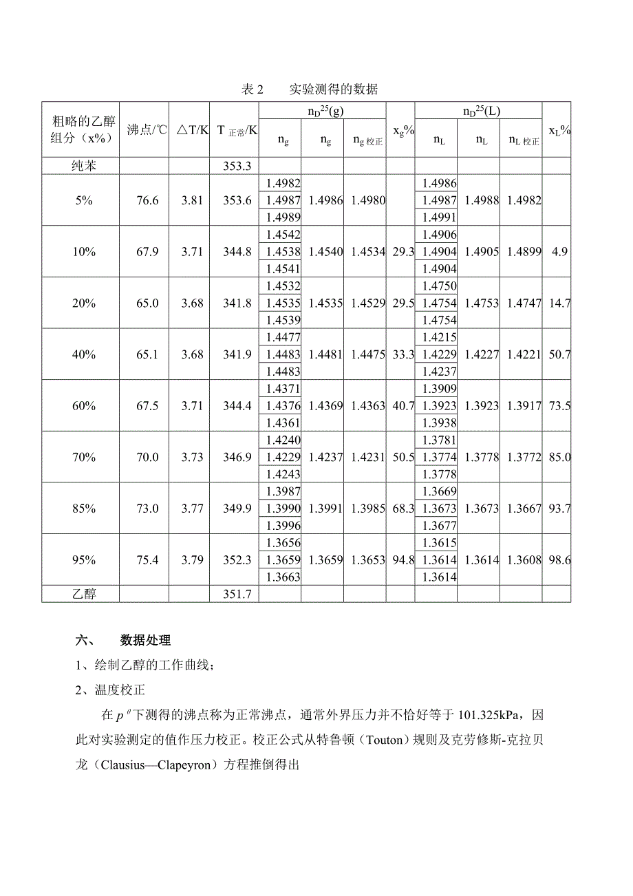 实验九 双液系的气液平衡相图的绘制.doc_第3页