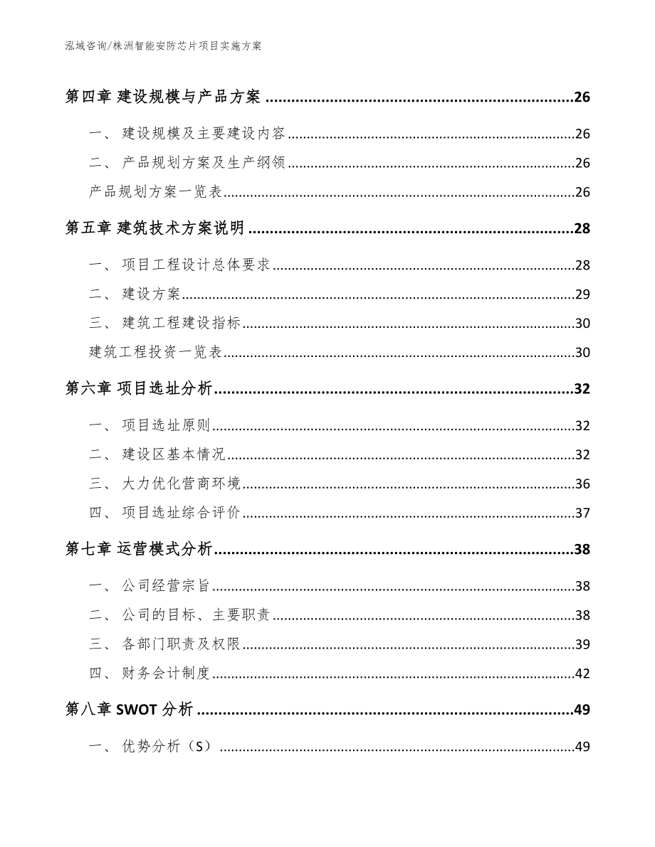 株洲智能安防芯片项目实施方案（模板参考）_第2页