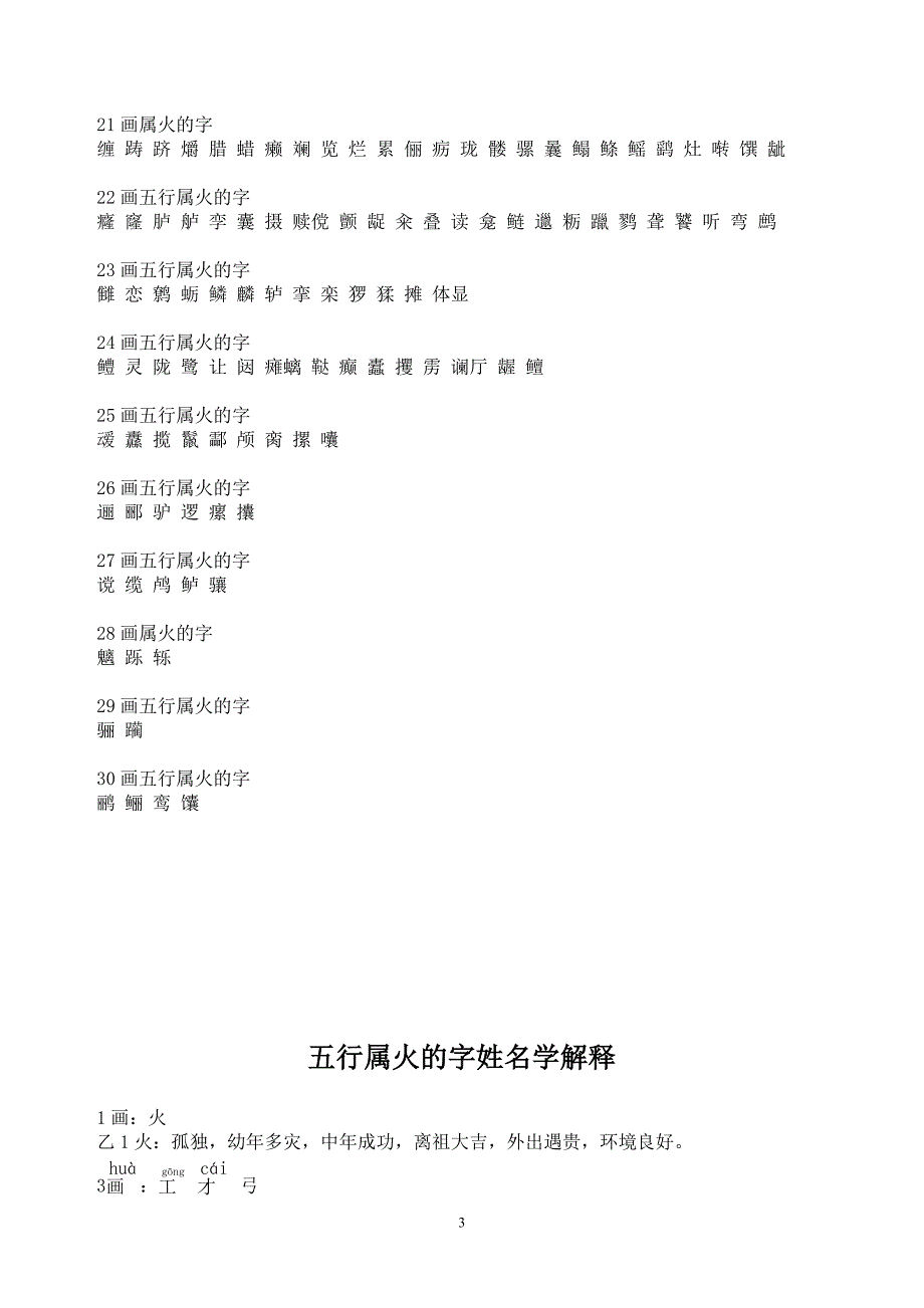 五行属火的字大全及含释义 （精选可编辑）.DOCX_第3页