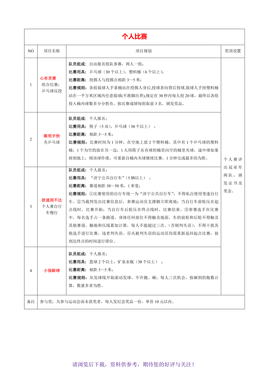 公司运动会方案_第3页