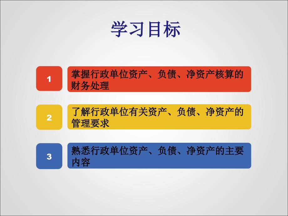 行政单位资产负债和净资产的管理与核算课件_第2页