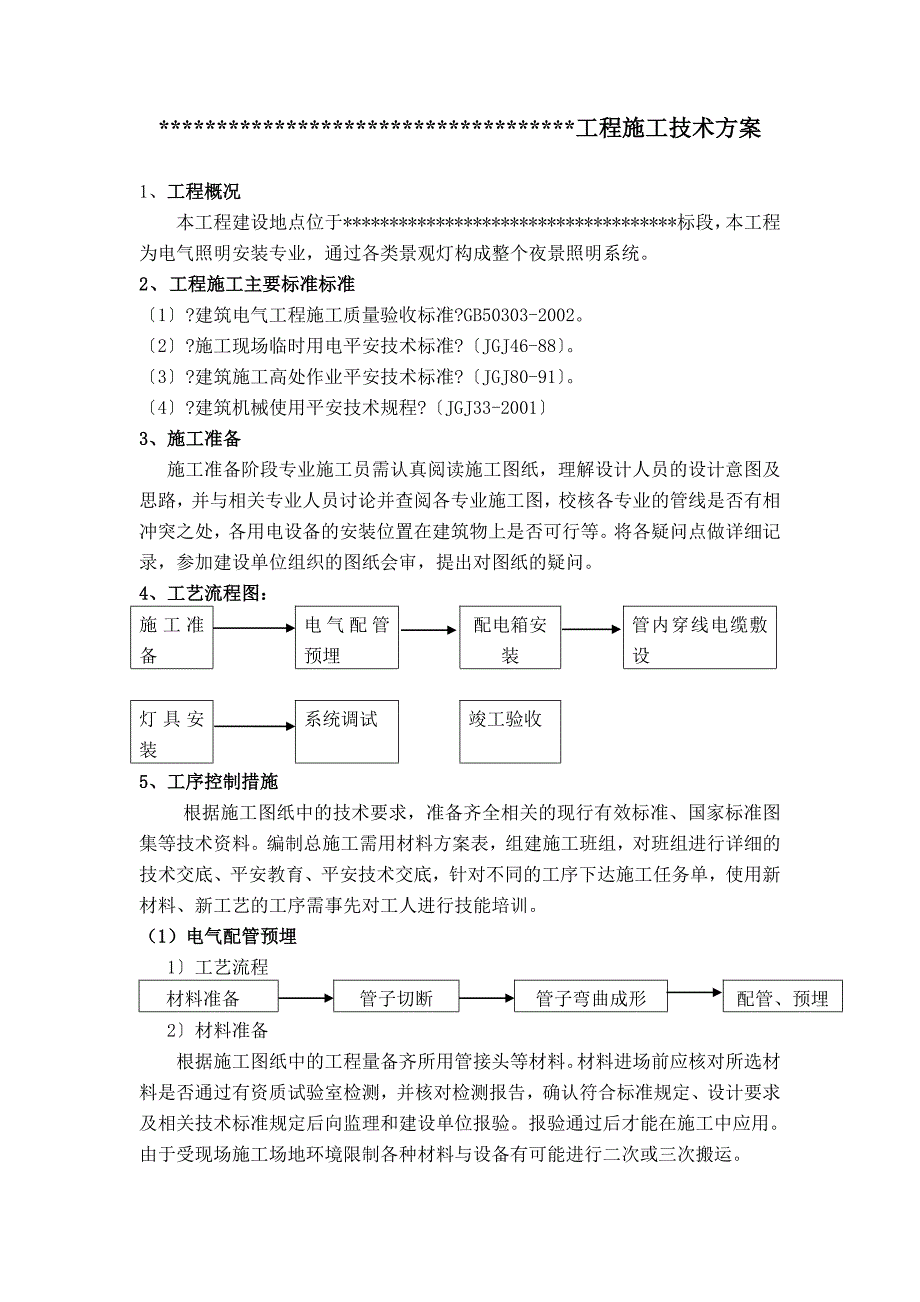 园林景观照明工程专项施工技术方案1_第2页