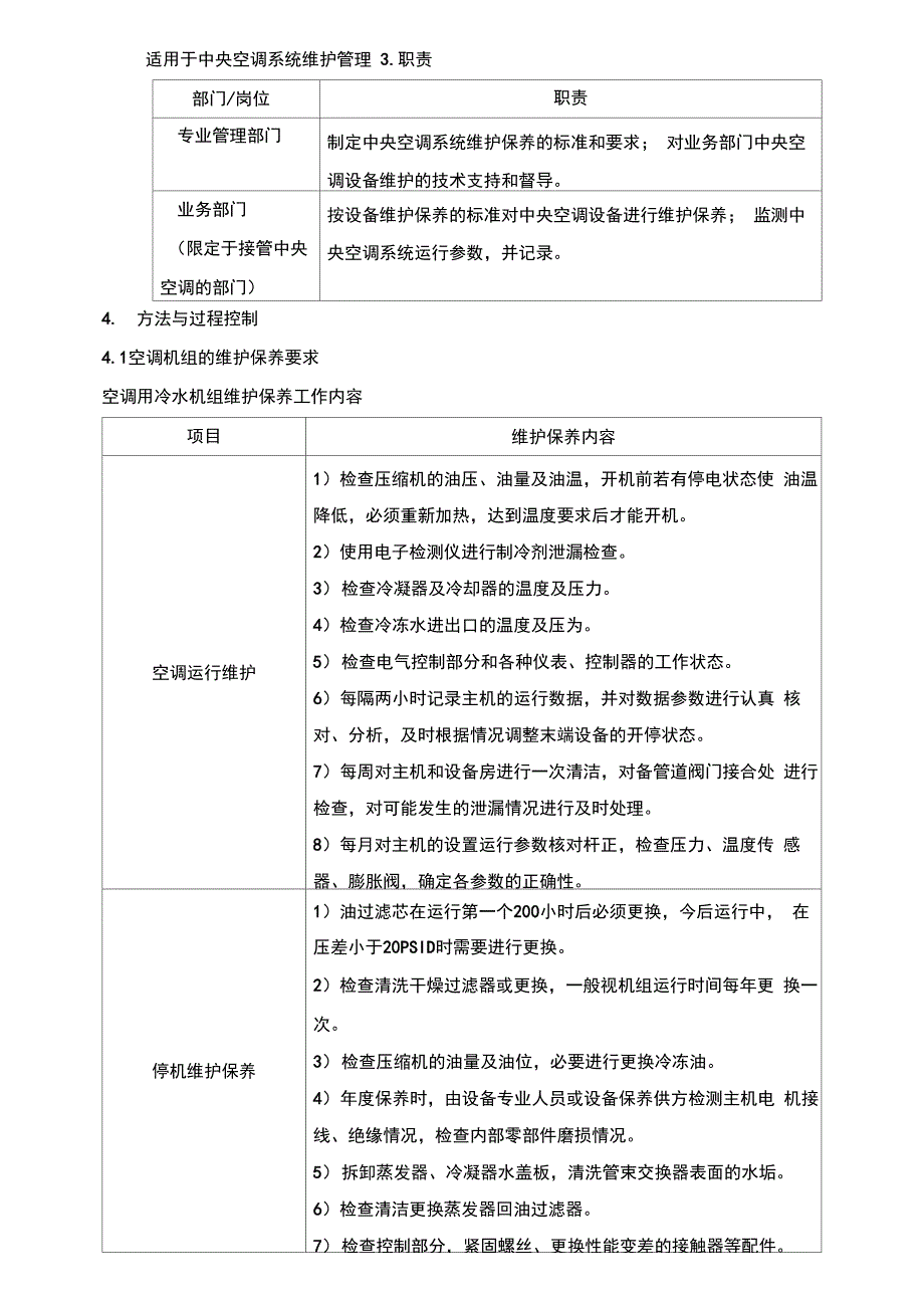 中央空调系统维护作业指导书_第2页