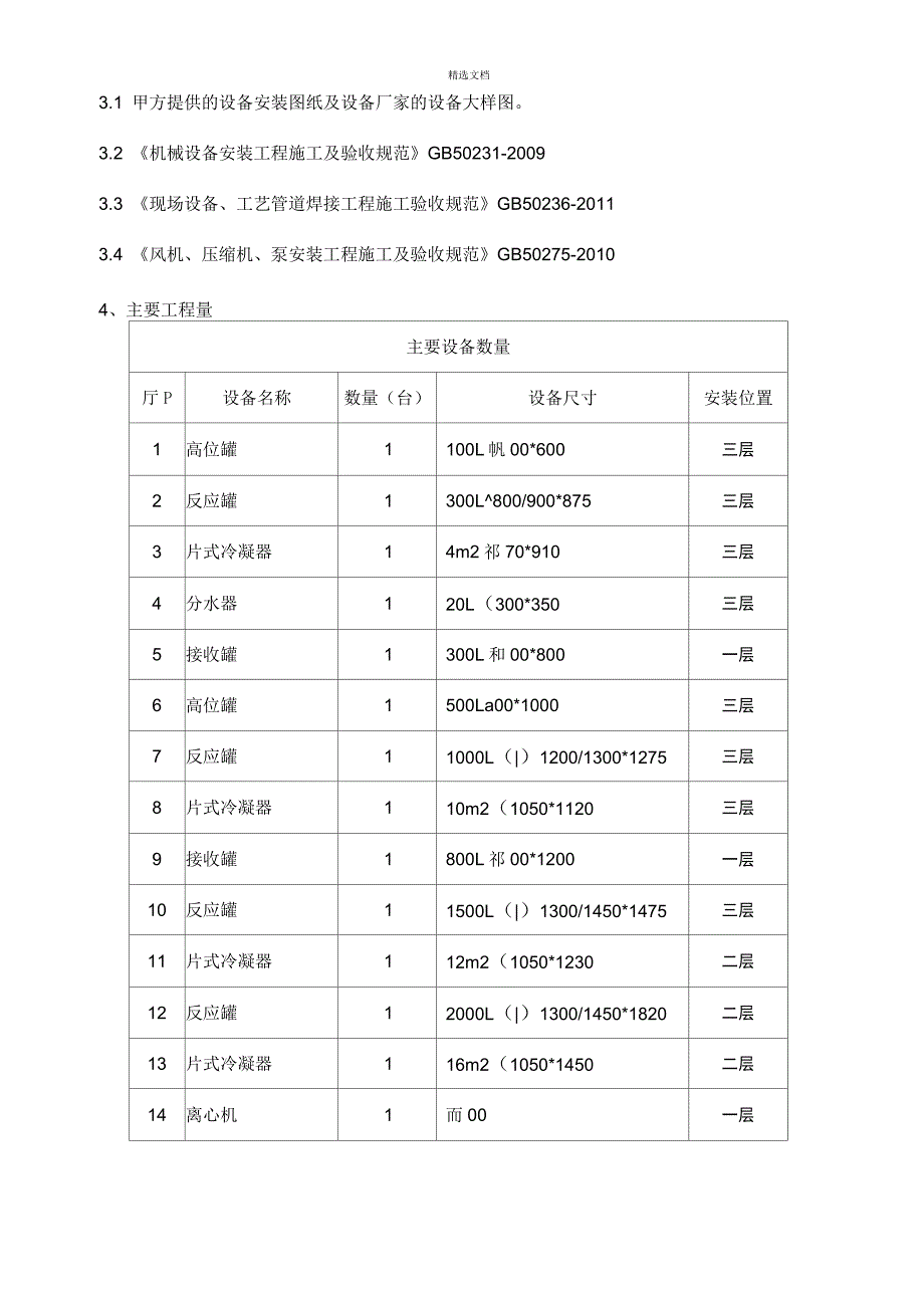 设备安装施工方案1_第4页