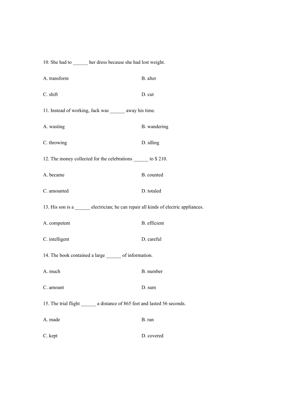 2023年全国1月高等教育自学考试基础英语试题课程代码00088.doc_第3页