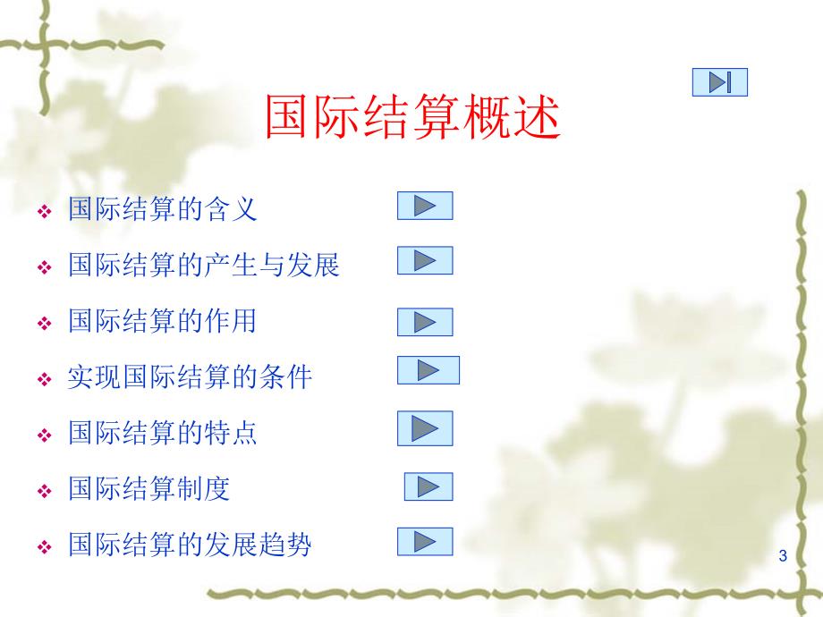 国际结算概述广东科技职业学院万承刚_第3页