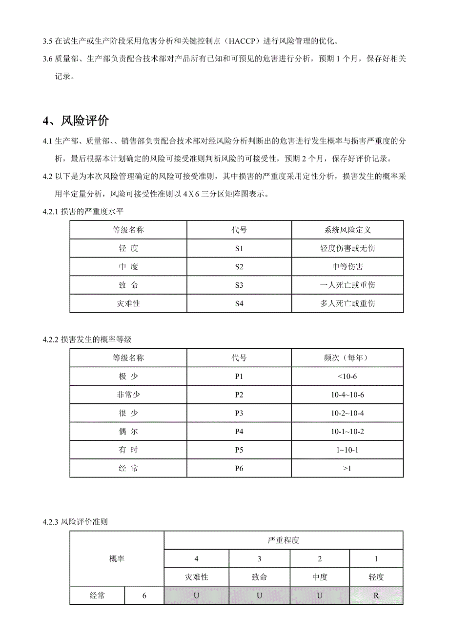 风险管理报告模板-医疗器械_第4页