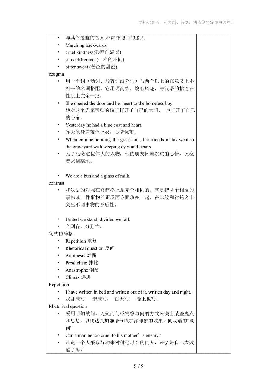 英汉翻译教案第八章修辞分享_第5页