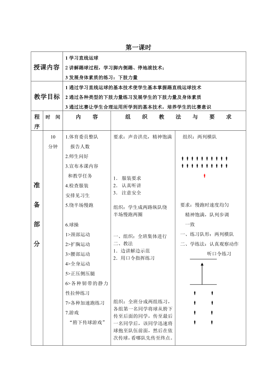 小学六年级足球课教案_第1页