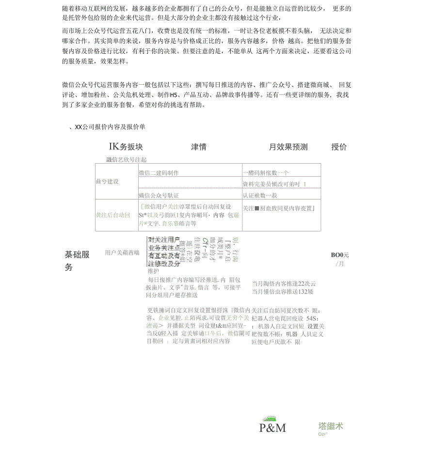 微信公众代运营服务内容及报价单_第1页
