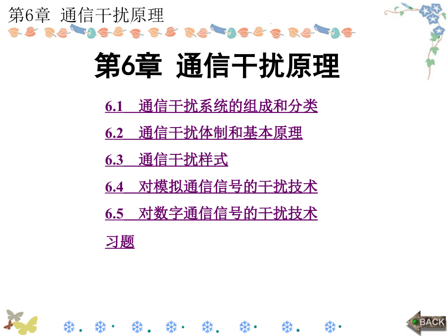 通信对抗原理第6章通信干扰原理ppt课件_第1页