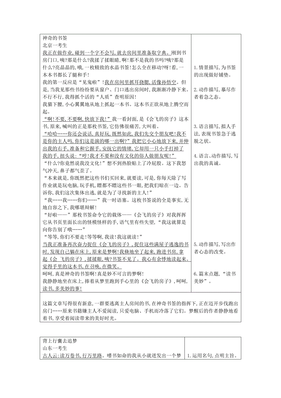 2022版高中语文 写作同步序列 第二讲 真实是记叙文的生命导学案 新人教版必修1_第3页