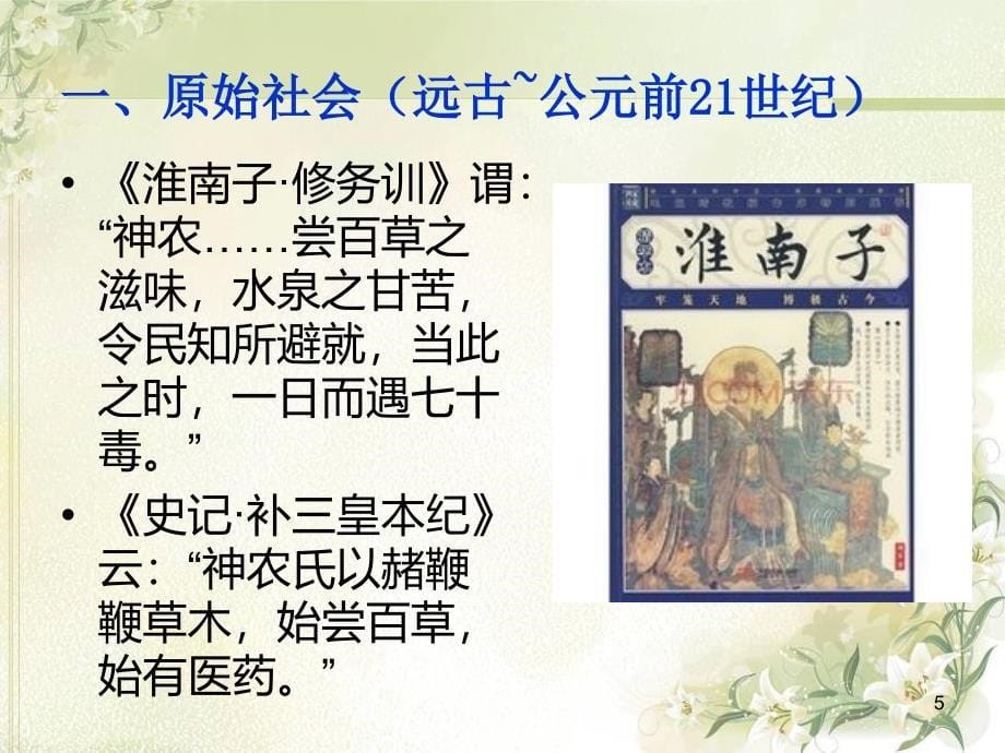 中药的起源和中药学的发展课件_第5页