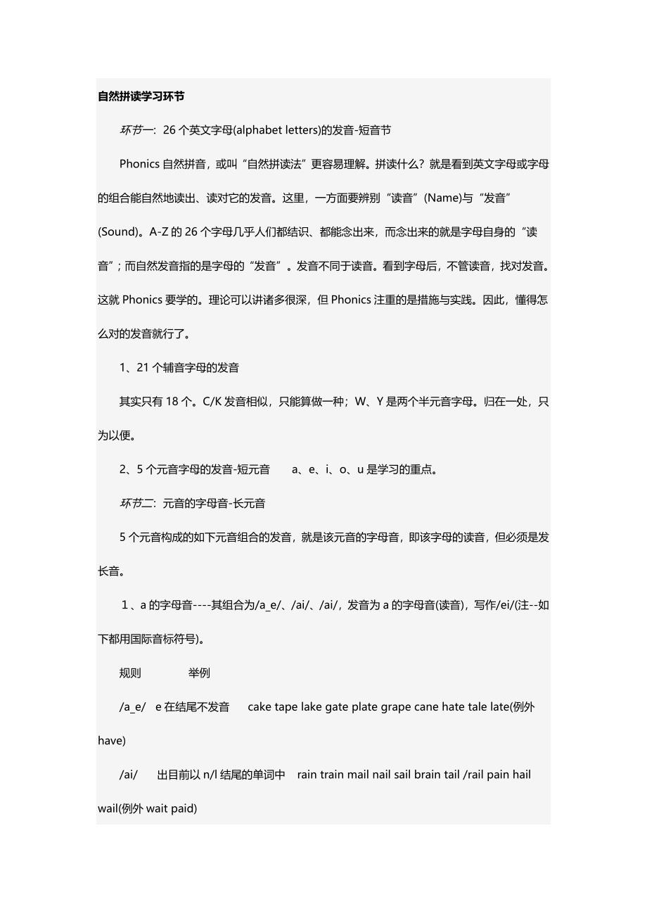 自然拼读学习步骤_第1页