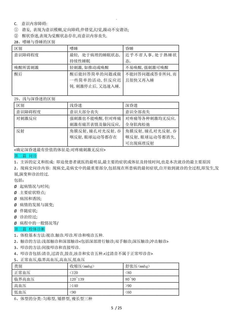 西医诊断学重点_第5页