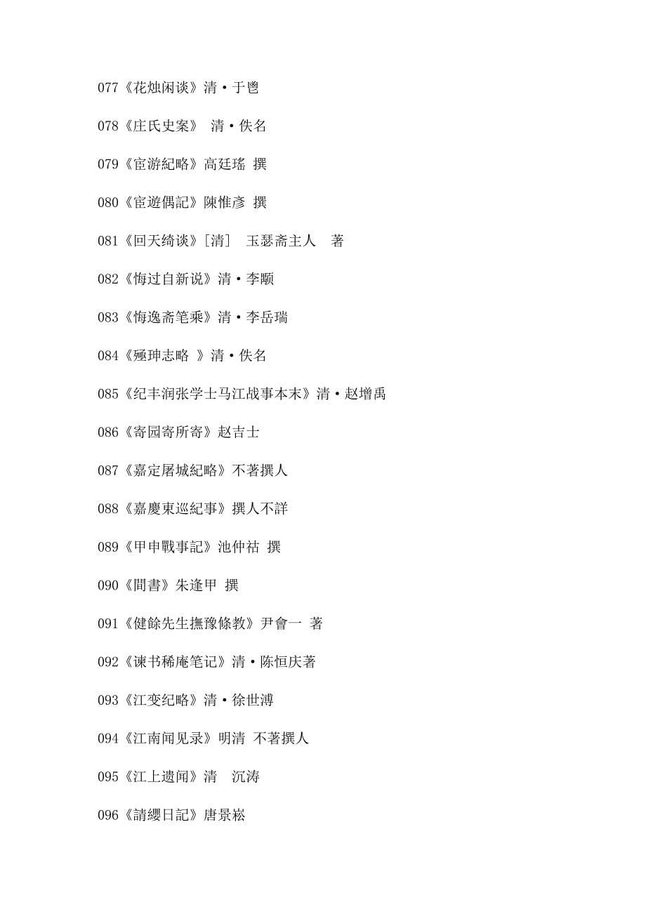 清代笔记小说目录_第5页