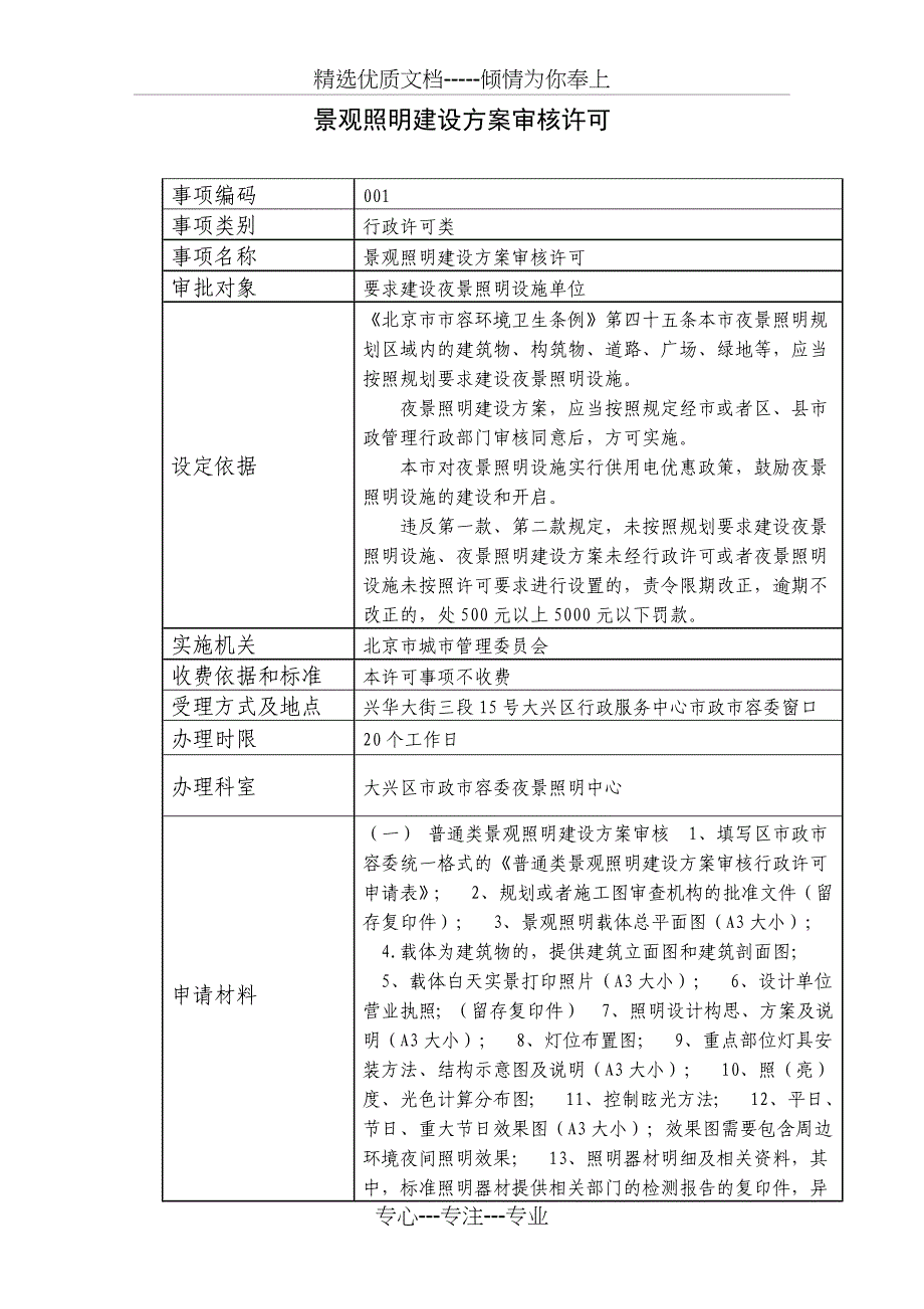 政务服务事项内容信息表_第1页