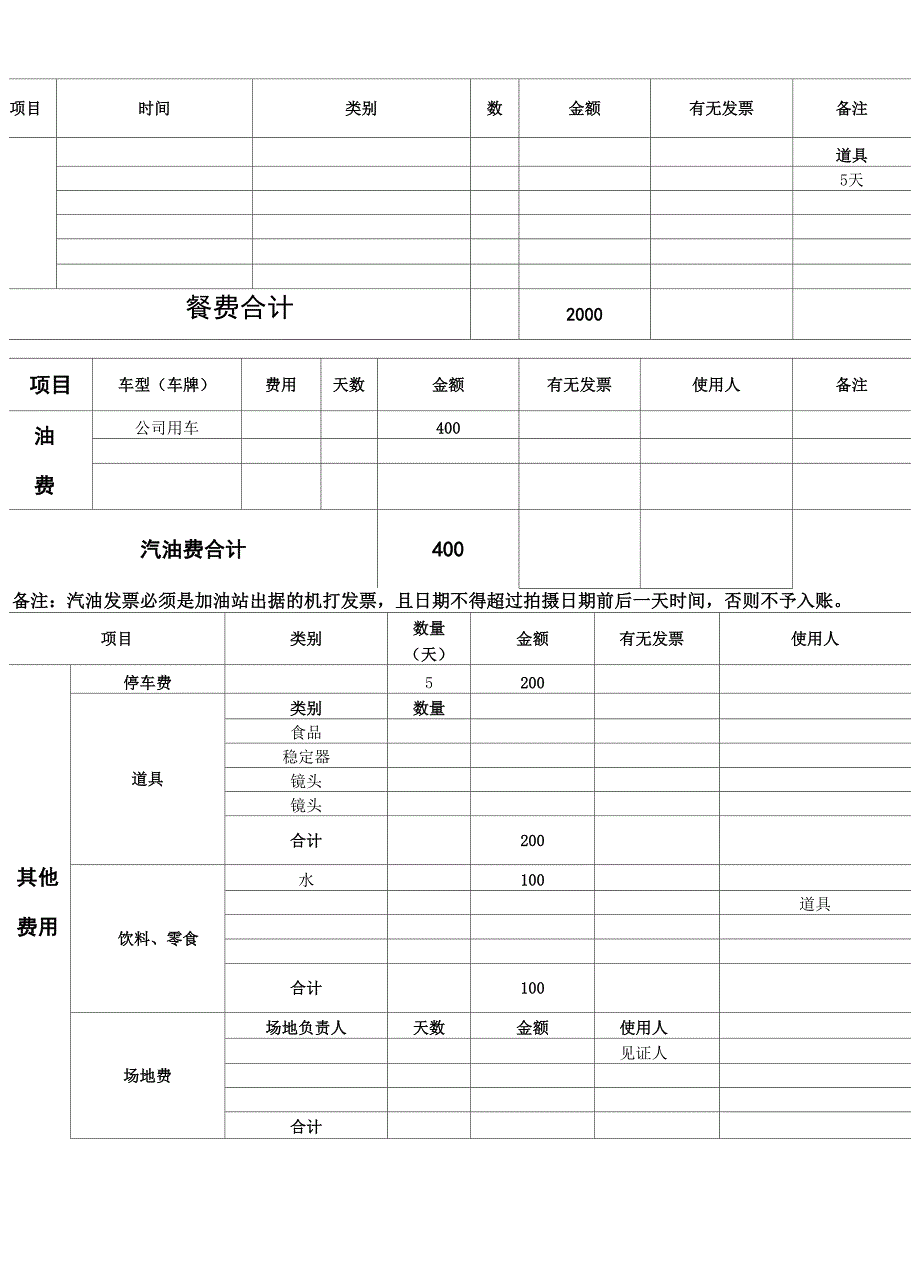 视频拍摄计划表_第3页