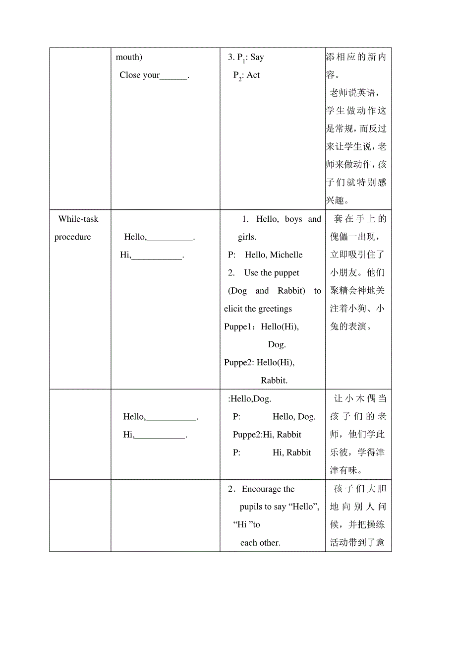 一年级英语上册教案_第2页