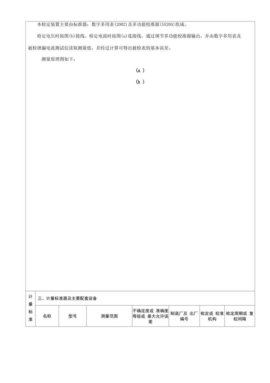 泄漏电流测试仪检定装置建标技术报告_第2页