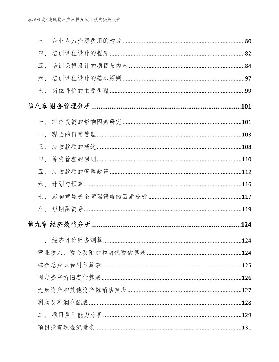 纯碱技术应用投资项目投资决策报告_模板范本_第4页