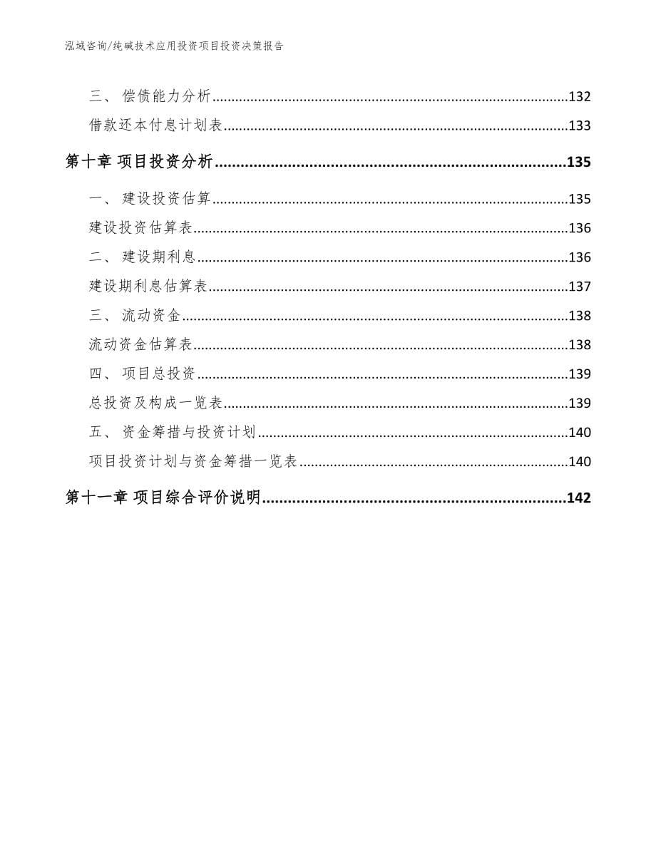 纯碱技术应用投资项目投资决策报告_模板范本_第5页