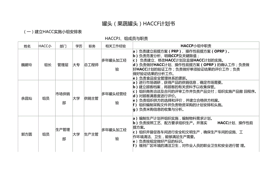 罐头果蔬罐头haccp计划书6_第2页