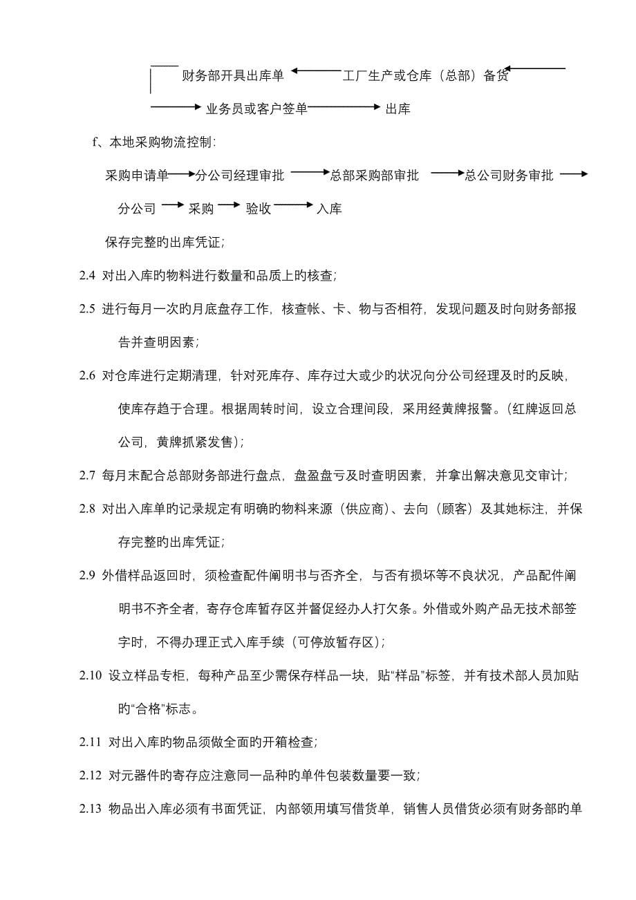 分公司办事处工作规章制度_第5页