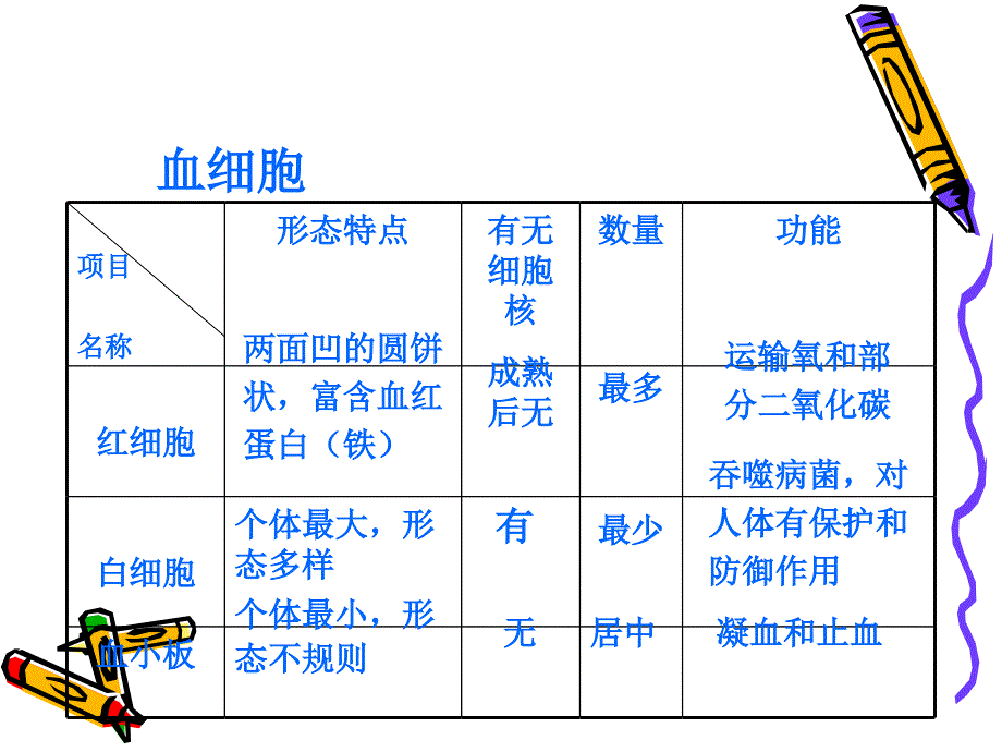 第四章人体内物质的运输--复习课_第4页