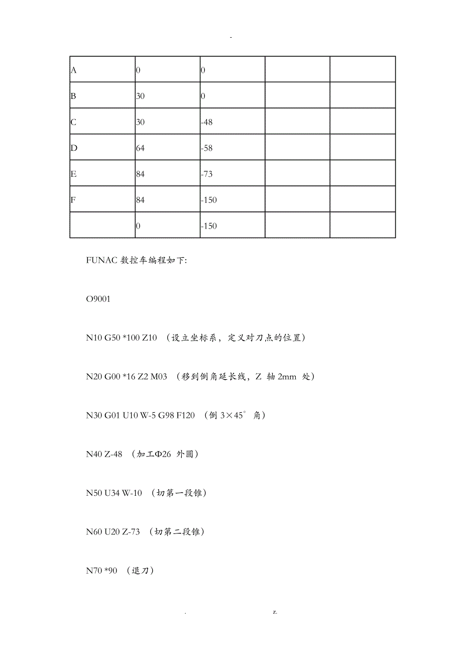 数控车床编程实例_第2页