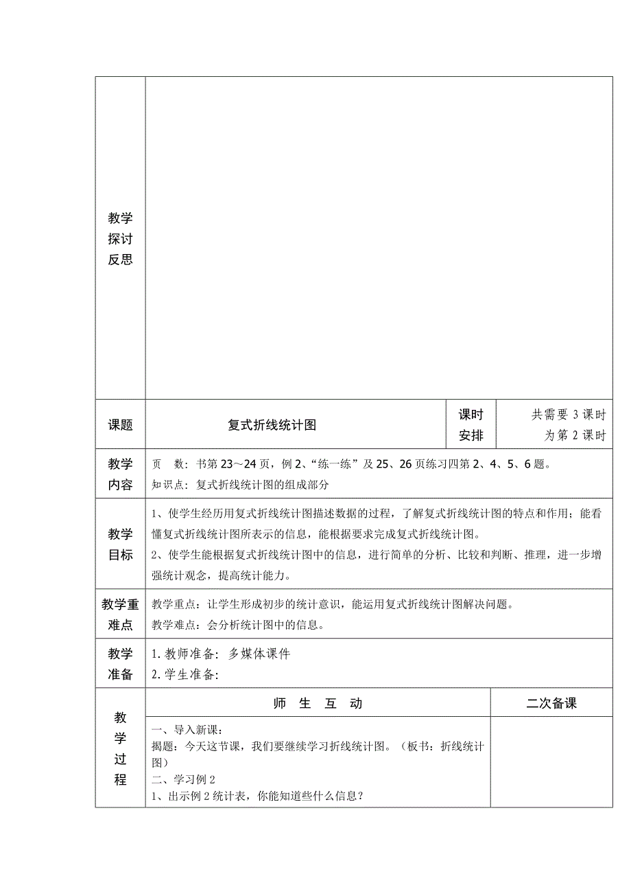 苏教版五年级下册第二单元折线统计图_第3页