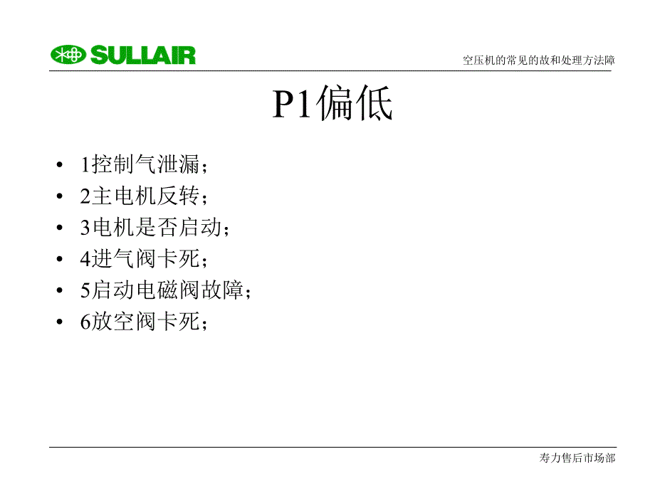 寿力空压机的常见故障和处理方法ppt课件_第3页