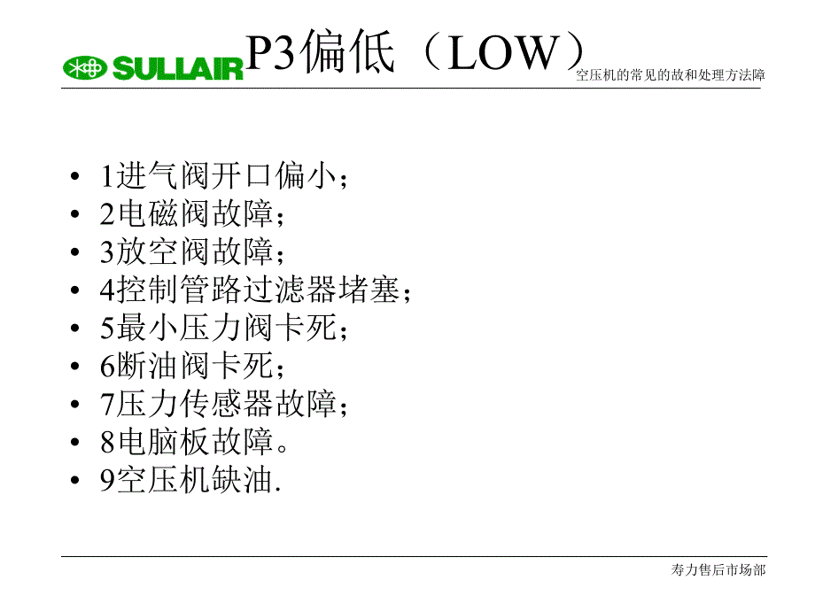 寿力空压机的常见故障和处理方法ppt课件_第4页