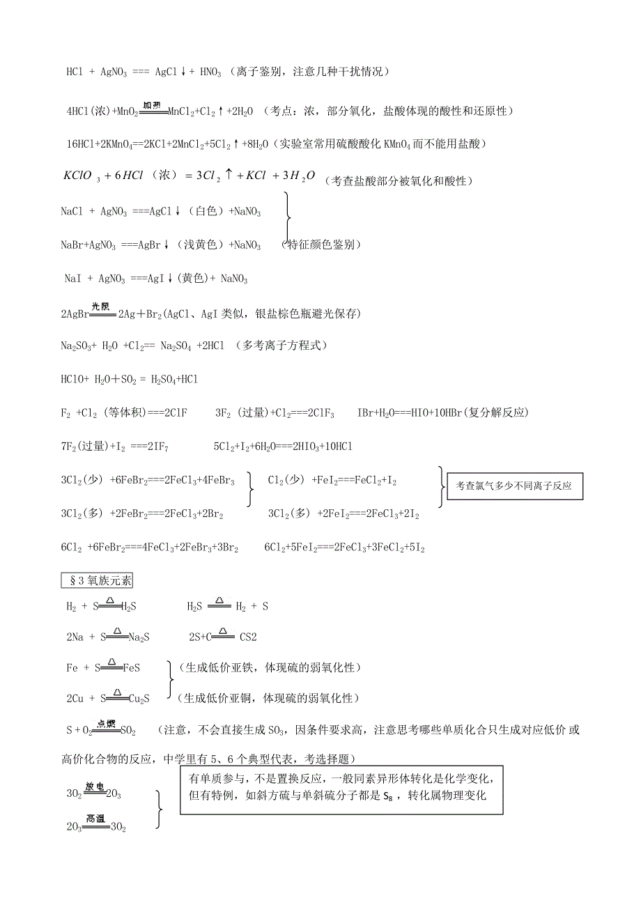 高中化学方程式大全打印MicrosoftW_第4页