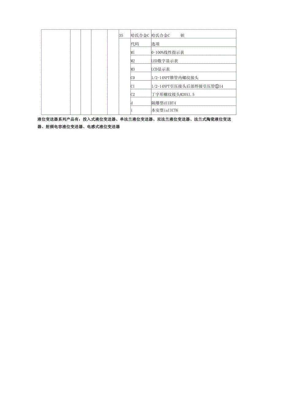 单法兰液位变送器特点及选型参考_第3页